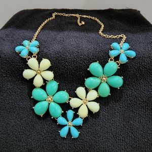 Flower Statement Necklace